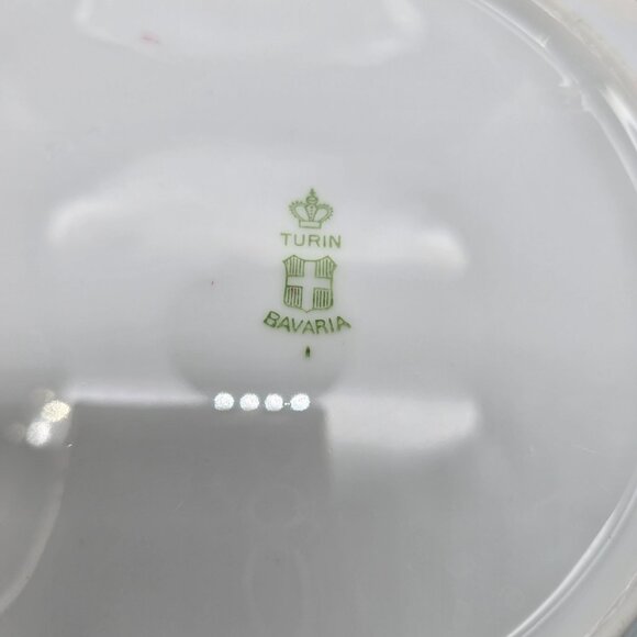 Vintage Turin Bavaria Lunch Plates White With Gold Trim 8.75" Set of 5 CM2111 - Picture 9 of 9